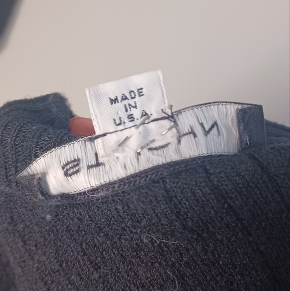 St. John Wool Blend Sleeveless Mockneck Old Money Ribbed Knit Sweater Top - Picture 10 of 13